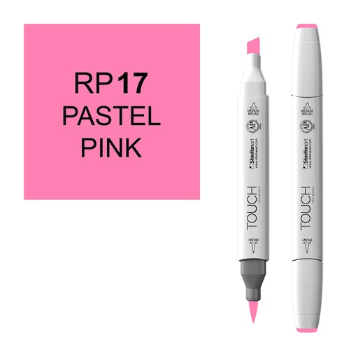 SHINHAN Touch Brush Twin Marker RP17 Pastel Pink