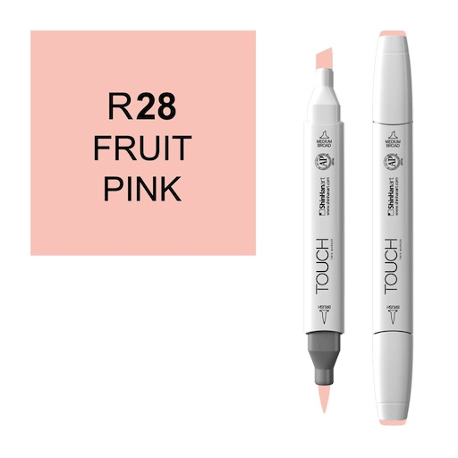 SHINHAN Touch Brush Twin Marker R28 Fruit Pink