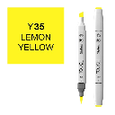 SHINHAN Touch Brush Twin Marker Y35 Lemon Yellow