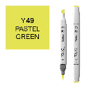 SHINHAN Touch Brush Twin Marker Y49 Pastel Green