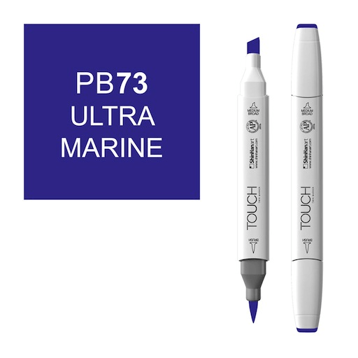 SHINHAN Touch Brush Twin Marker PB73 Ultramarine