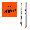 SHINHAN Touch Brush Twin Marker F122 Fluorescent Orange