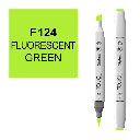 SHINHAN Touch Brush Twin Marker F124 Fluorescent Green