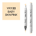 SHINHAN Touch Brush Twin Marker YR133 Baby Skin Pink