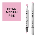 SHINHAN Touch Brush Twin Marker RP137 Medium Pink