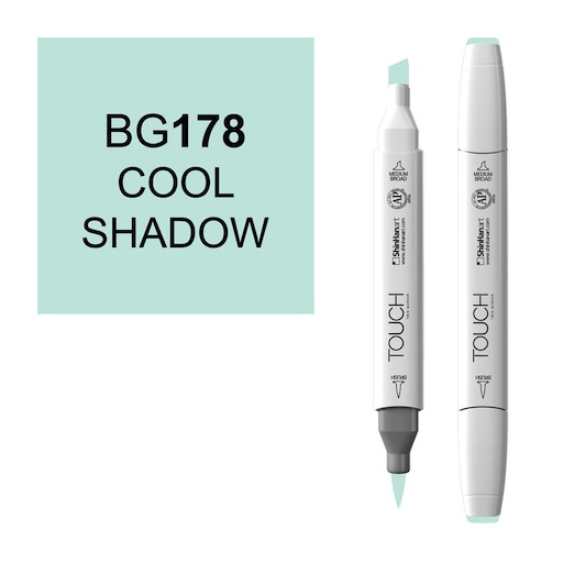 SHINHAN Touch Brush Twin Marker BG178 Cool Shadow