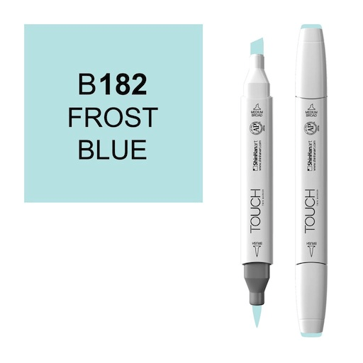 SHINHAN Touch Brush Twin Marker B182 Frost Blue