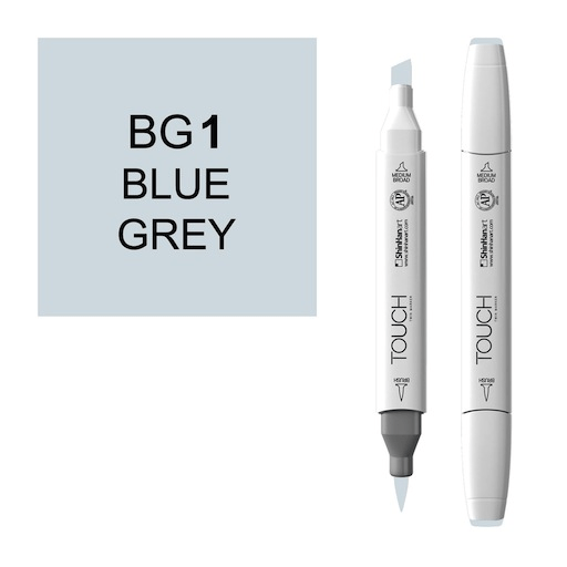 SHINHAN Touch Brush Twin Marker BG1 Blue Grey 1