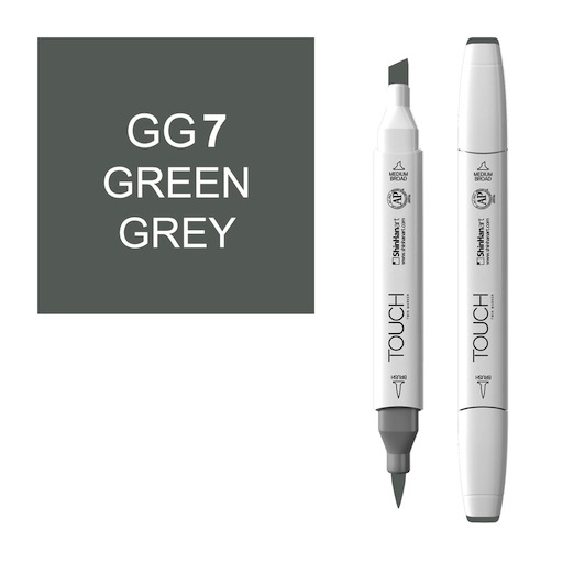 SHINHAN Touch Brush Twin Marker GG7 Green Grey 7