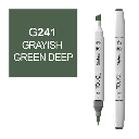 SHINHAN Touch Brush Twin Marker G241 Greyish Green Deep