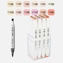 SHINHAN Touch Brush Twin Marker Skin Tones Set x 12