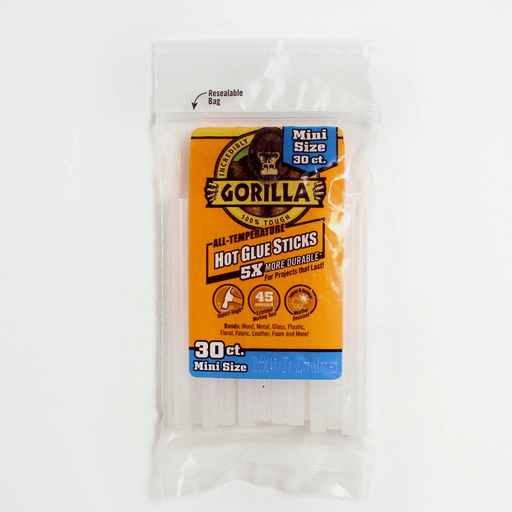 GORILLA Hot Glue Stick 8mm x 20cm x 30