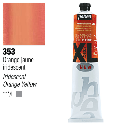 PEBEO XL Studio Oil Color 180ml 353 Iridescent Orange Yellow
