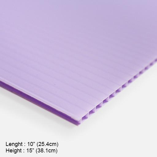 OVJ Plastic Corrugated Board 10” x 15” Purple