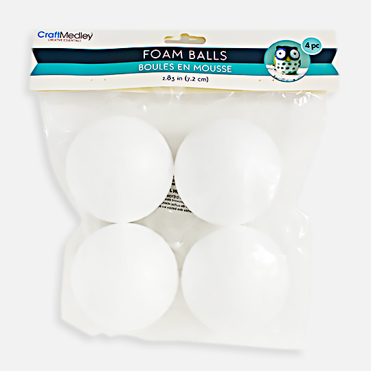 MULTICRAFT Craft Medley Foam Ball 3” x 4