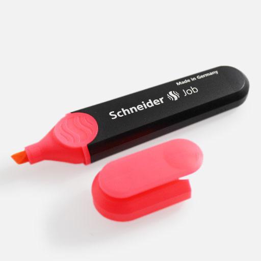 SCHNEIDER Job Fluorescent Highlighter Red