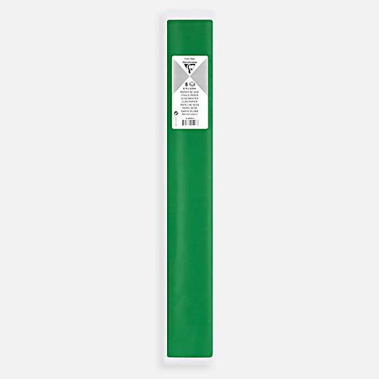 CLAIREFONTAINE Tissue Paper 18gsm 50cm x 75cm x 8 Meadow Green