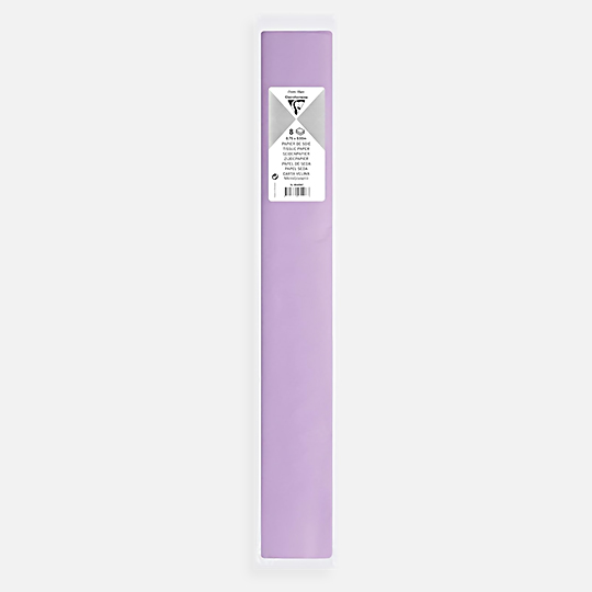 CLAIREFONTAINE Tissue Paper 18gsm 50cm x 75cm x 8 Lilac