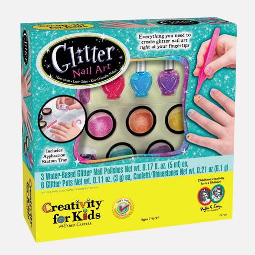 FABER-CASTELL Creativity For Kids Glitter Nail Art