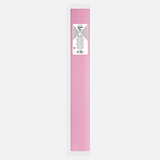 CLAIREFONTAINE Tissue Paper 18gsm 50cm x 75cm x 8 Medium Pink
