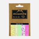 DECOPATCH Decoupage Paper 30cm x 40cm x 5 Collection 18