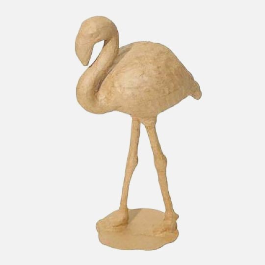DECOPATCH Paper Mache Small Flamingo