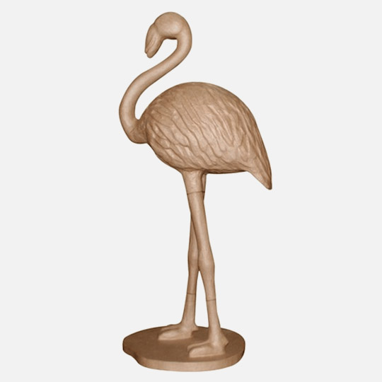 DECOPATCH Paper Mache Extra Large Flamingo