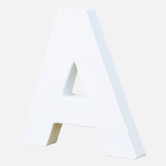 DECOPATCH Paper Mache Letter A