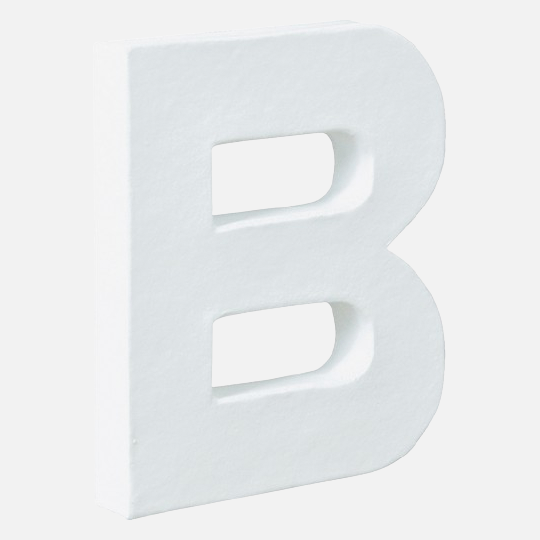 DECOPATCH Paper Mache Letter B