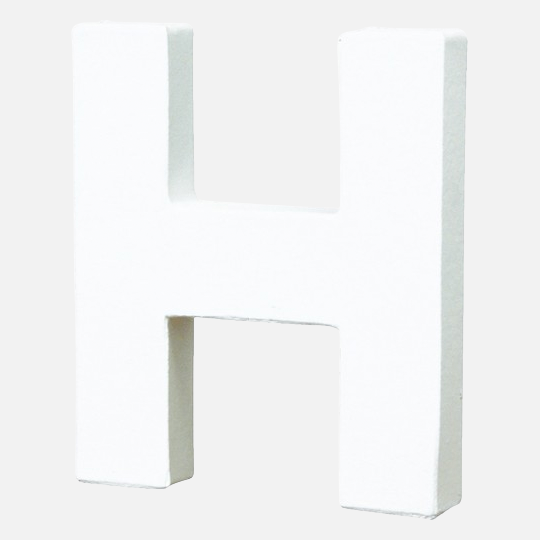 DECOPATCH Paper Mache Letter H