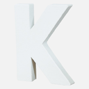 DECOPATCH Paper Mache Letter K