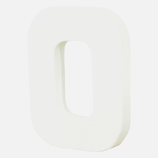 DECOPATCH Paper Mache Letter O