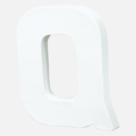 DECOPATCH Paper Mache Letter Q