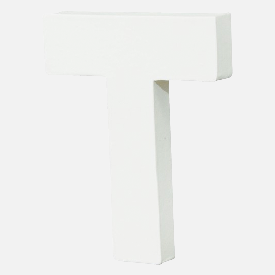 DECOPATCH Paper Mache Letter T