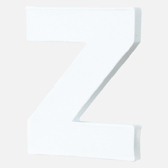 DECOPATCH Paper Mache Letter Z