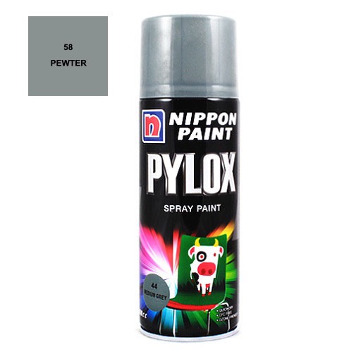 NIPPON Pylox Spray Paint 400ml 58 Pewter