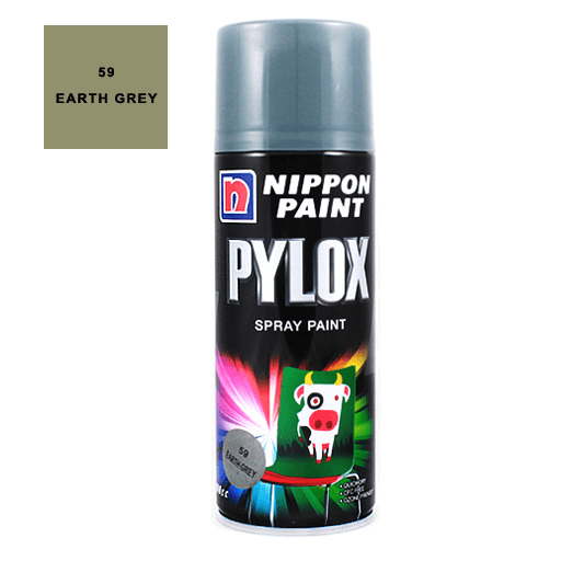 NIPPON Pylox Spray Paint 400ml 59 Earth Grey