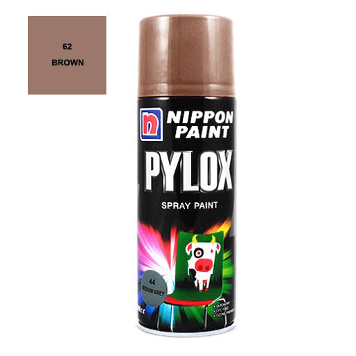 NIPPON Pylox Spray Paint 400ml 62 Brown