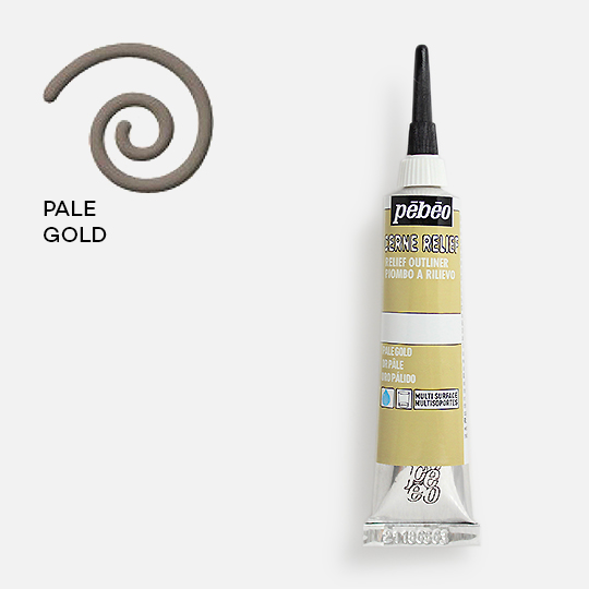 PEBEO Cerne Relief Outliner 20ml Pale Gold