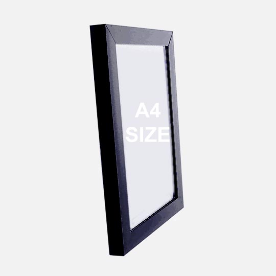 OVJ Wooden Picture Frame A4 Black