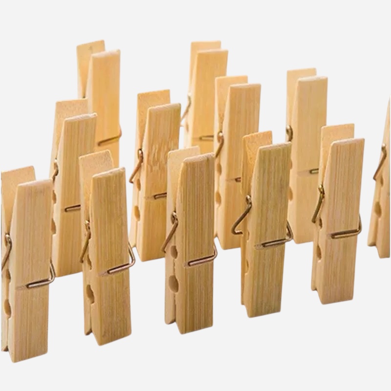 OVJ Bamboo Wooden Peg 1cm x 60mm x 20
