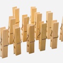 OVJ Bamboo Wooden Peg 1cm x 60mm x 20