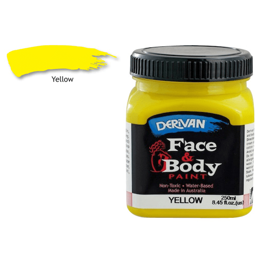 DERIVAN Face & Body Paint 250ml Yellow