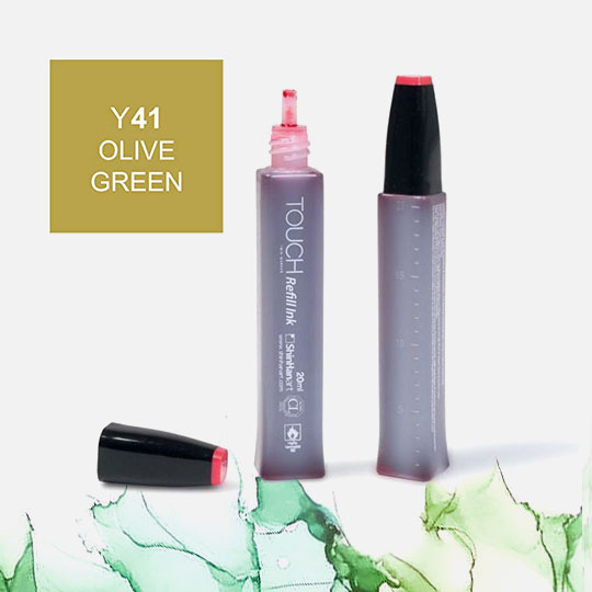 SHINHAN Touch Alcohol Ink 20ml Y41 Olive Green
