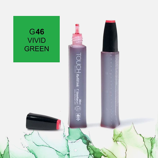 SHINHAN Touch Alcohol Ink 20ml G46 Vivid Green
