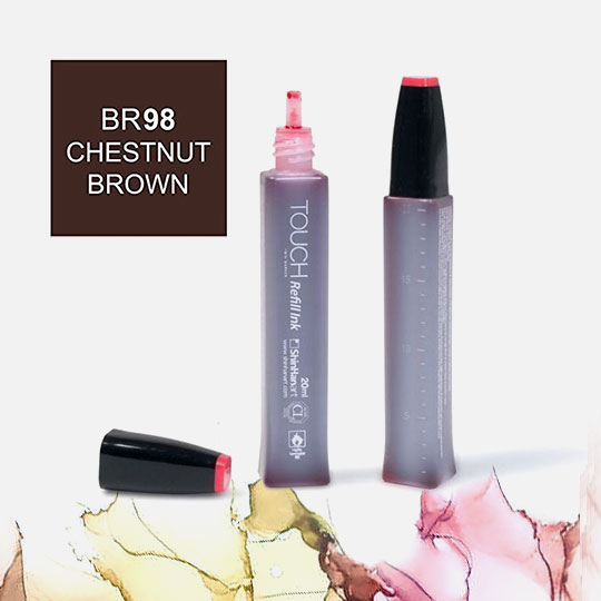 SHINHAN Touch Alcohol Ink 20ml BR98 Chestnut Brown