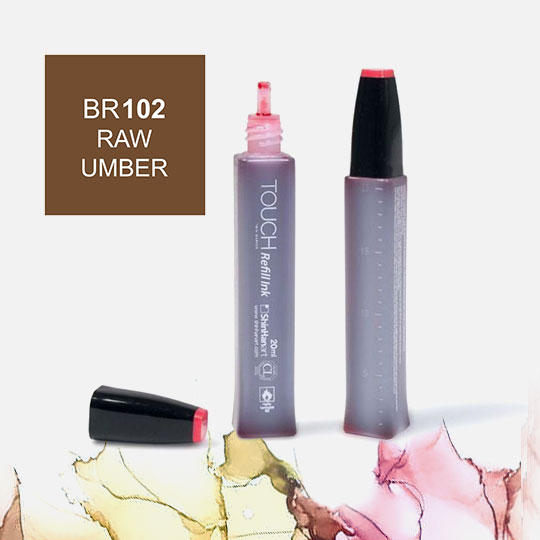SHINHAN Touch Alcohol Ink 20ml BR102 Raw Umber