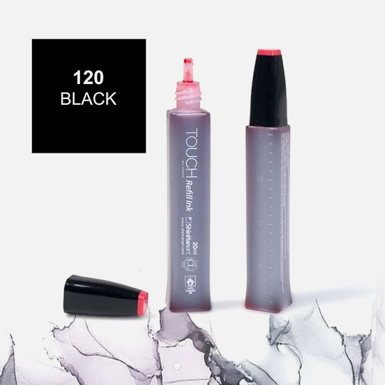 SHINHAN Touch Alcohol Ink 20ml 120 Black