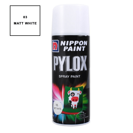NIPPON Pylox Spray Paint 400ml 03 Matt White