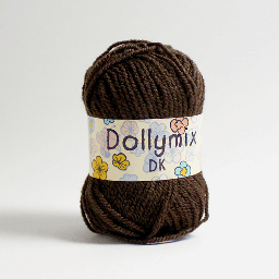 [KING COLE 273] KING COLE Dolly Mix Acrylic Yarn 25g Chocolate